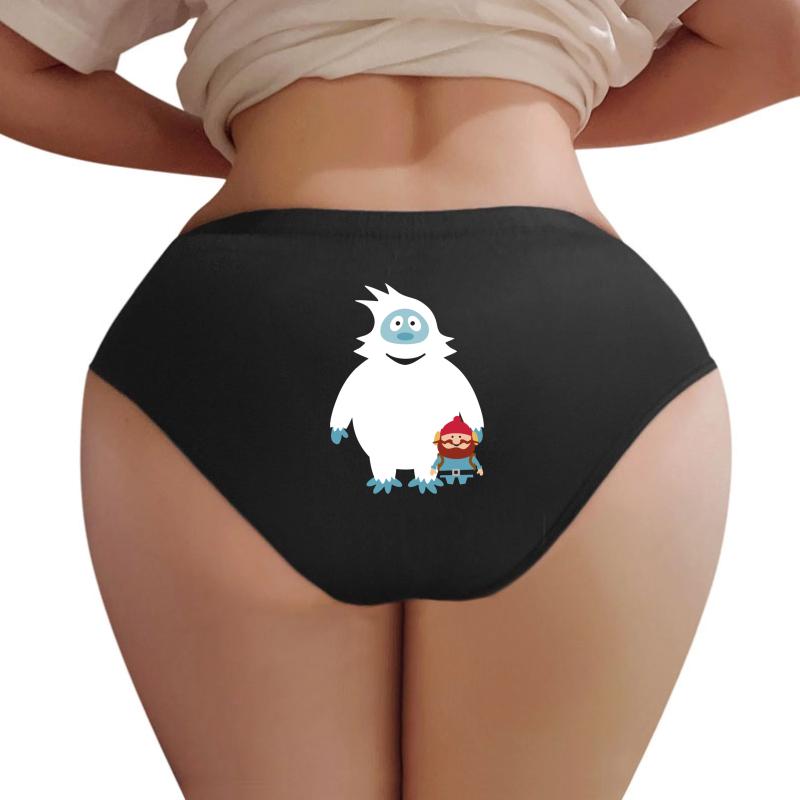 Abominable Snowman & Friend Women Underwear Panties Women Black