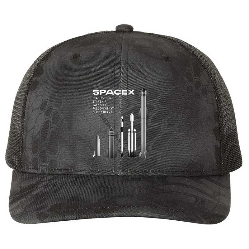 SpaceX Rockets - Starship, Super Heavy, Falcon 9, Falcon Heavy Line Up Unisex T-shirts
