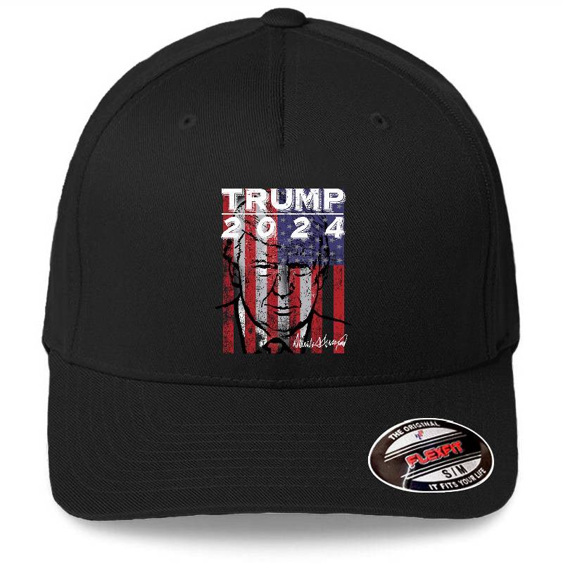 Donald Trump for President 2024 Richardson Premium Trucker Snapback Caps