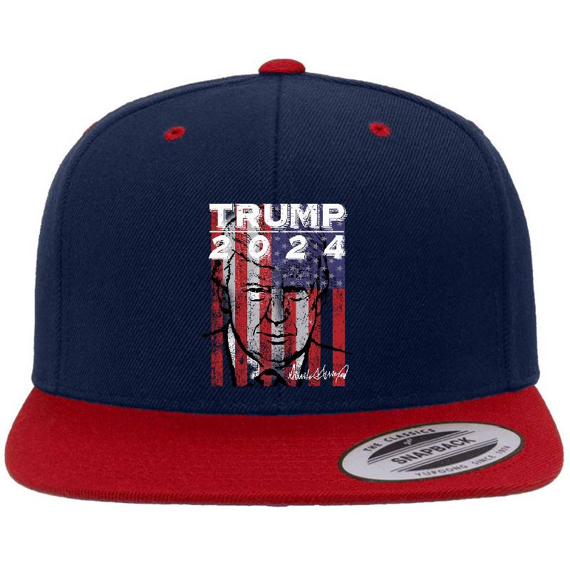 Donald Trump for President 2024 Richardson Premium Trucker Snapback Caps