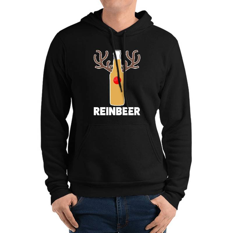 Reinbeer funny Christmas Beer Reindeer Shirt Youth Hooded Sweatshirts
