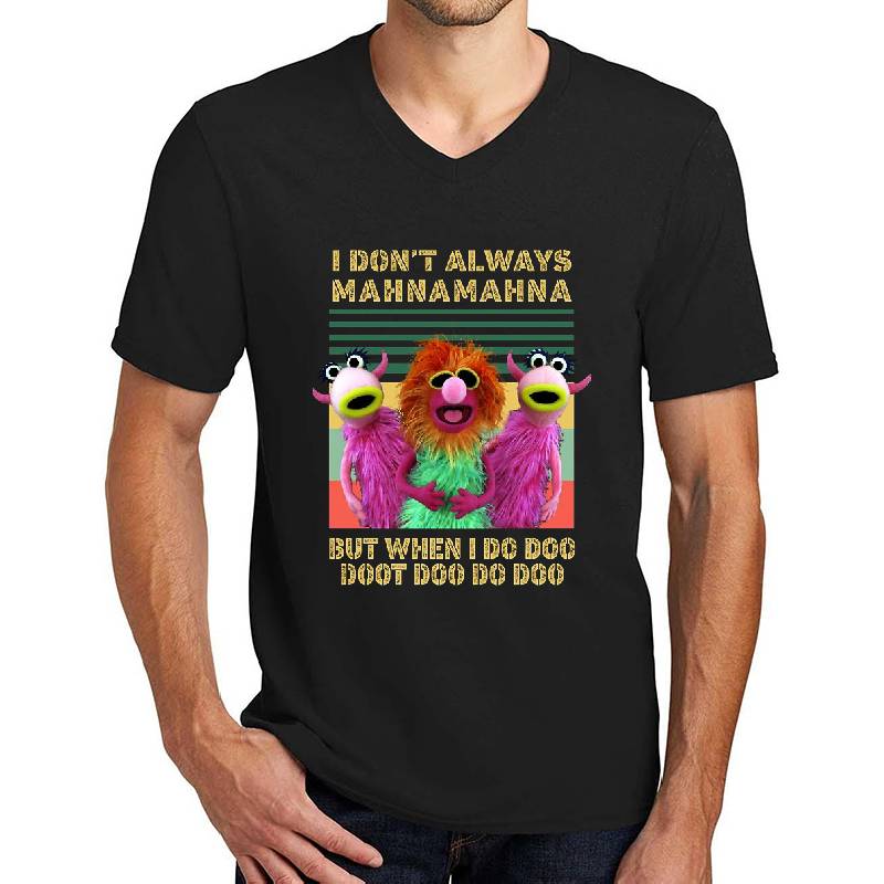 I Don't Always Mahna Mahna But When I Do Doo Doot Doo Do Doo Vintage Unisex Polo Jersey Sport Shirts
