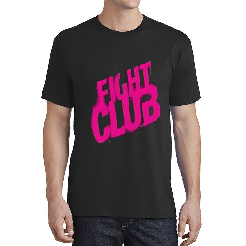 Fight Club Spray Paint Logo Design Brad Pitt Edward Norton Unisex Polo Jersey Sport Shirts