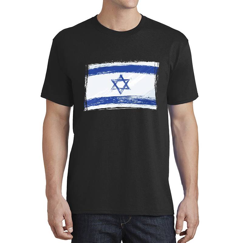 Israel flag Unisex V-Neck T-Shirts