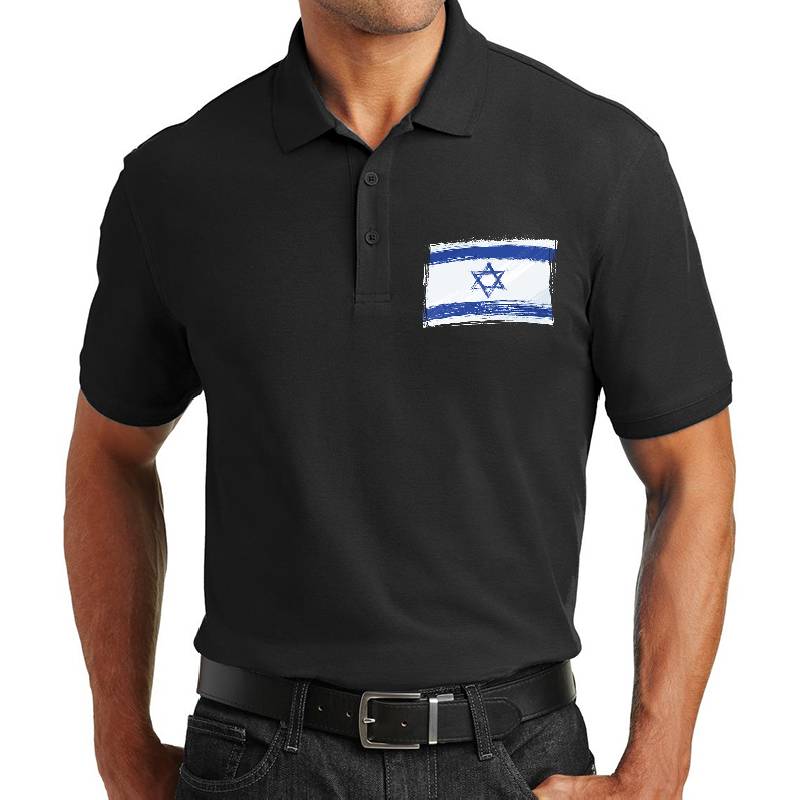 Israel flag Unisex V-Neck T-Shirts