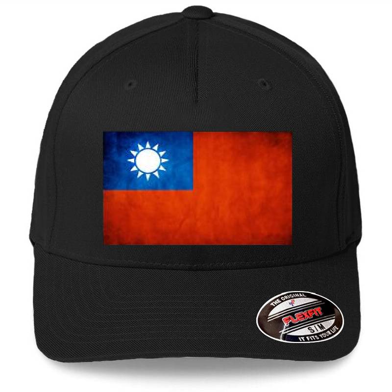 Taiwan | Taiwanese Flag | National Flag of Taiwan Premium Flat Bill Snapback Caps