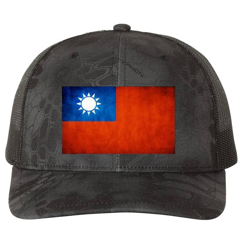 Taiwan | Taiwanese Flag | National Flag of Taiwan Premium Flat Bill Snapback Caps
