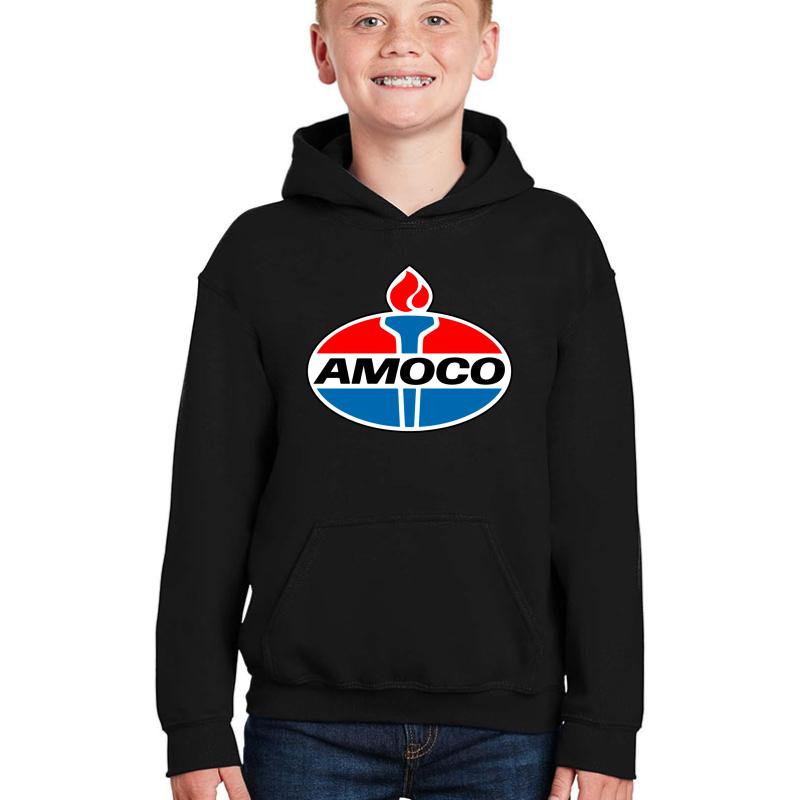 Amoco Youth Hooded Sweatshirt Boy Black