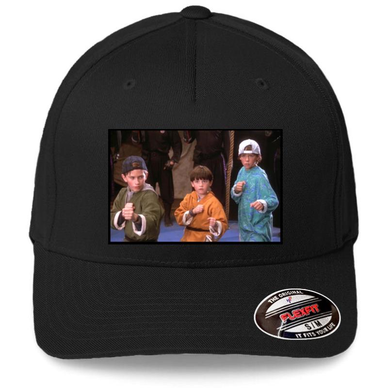 3 Ninjas Fighting Flexfit Baseball Cap  Black