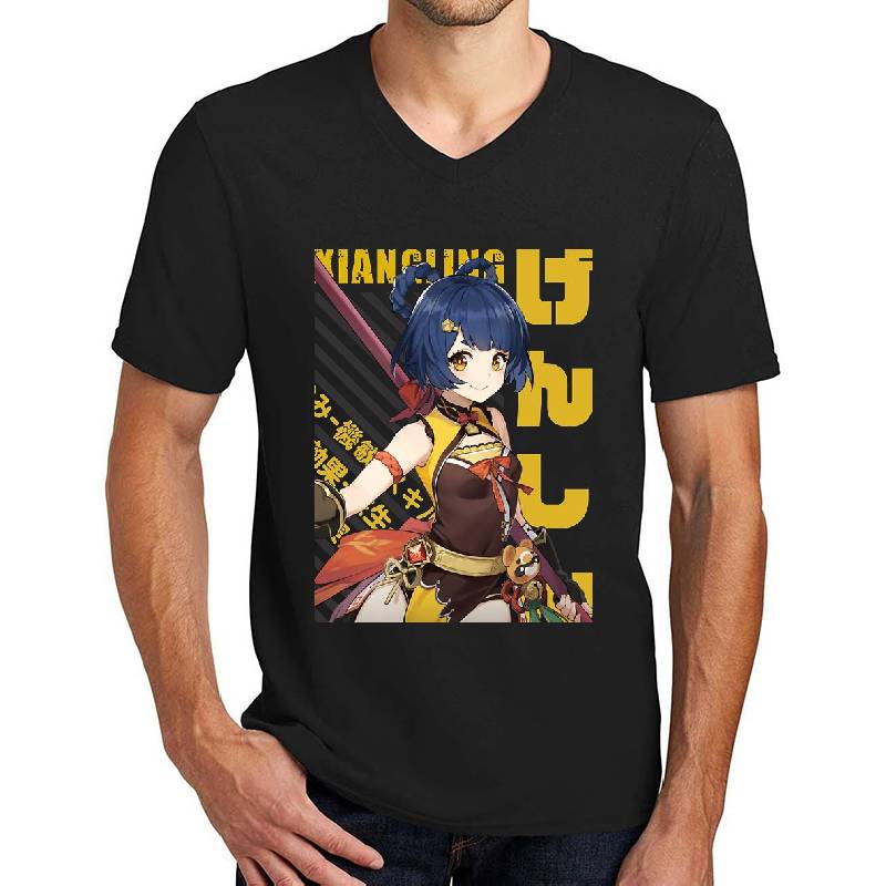 Genshin Impact - Xiangling Premium Flat Bill Snapback Caps