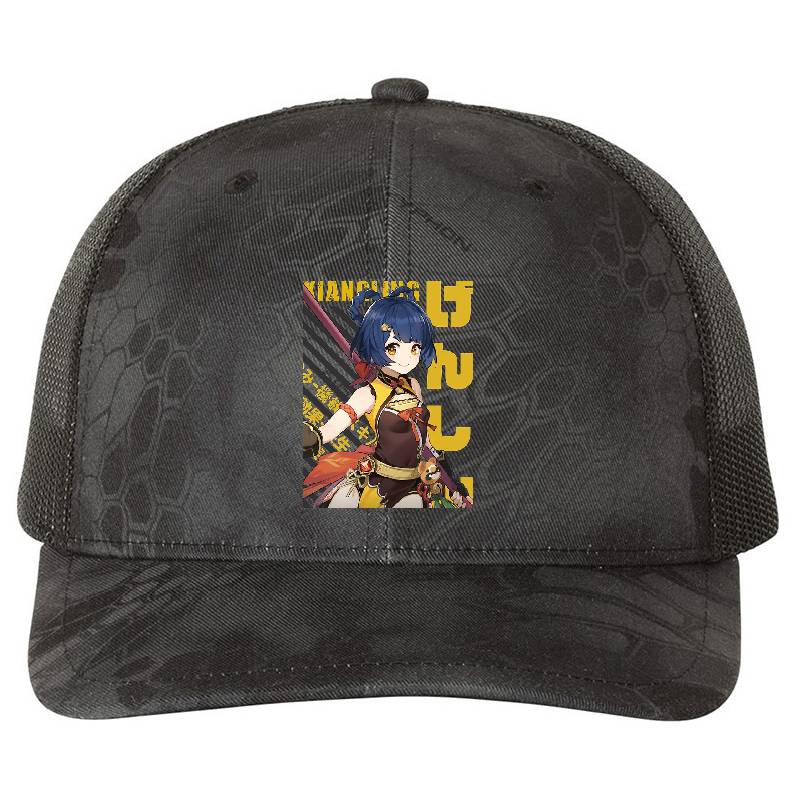 Genshin Impact - Xiangling Premium Flat Bill Snapback Caps