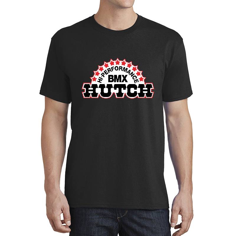 Hutch Hi-Performance BMX Red Black Premium Flat Bill Snapback Caps