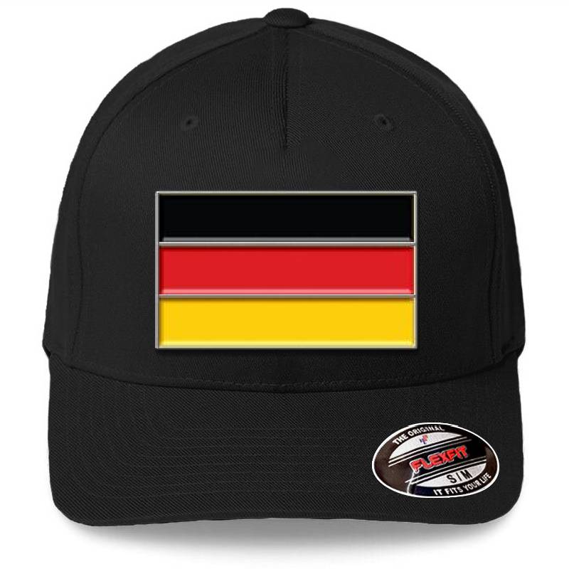 Germany Flag Enamel Pin Premium Flat Bill Snapback Caps