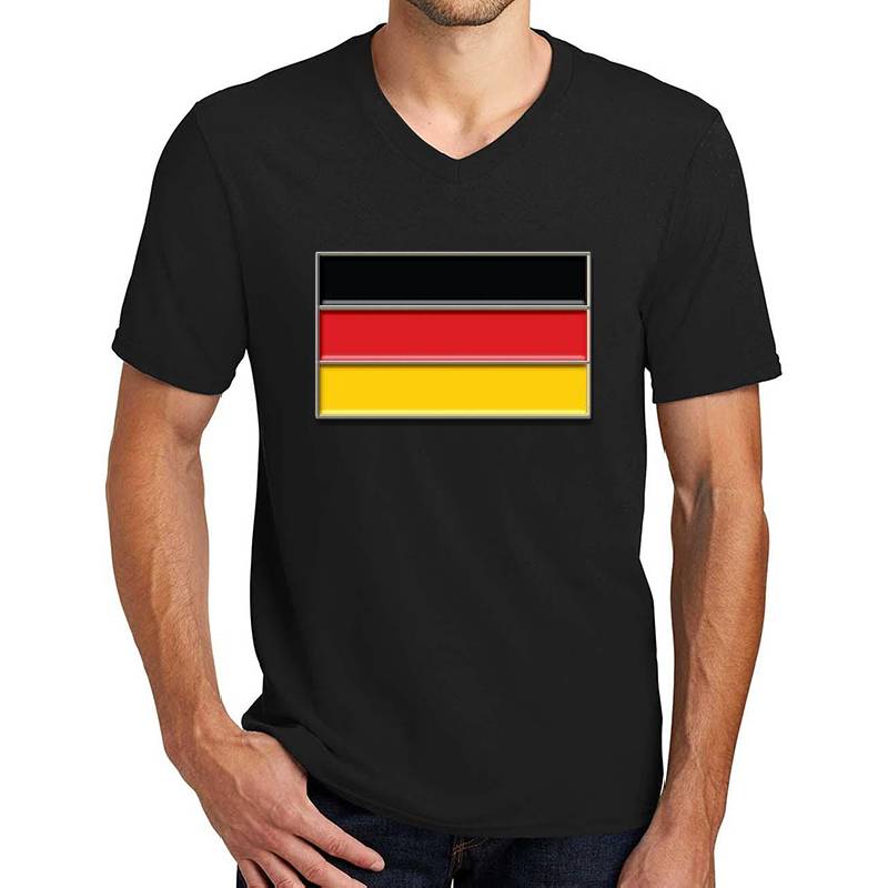 Germany Flag Enamel Pin Premium Flat Bill Snapback Caps