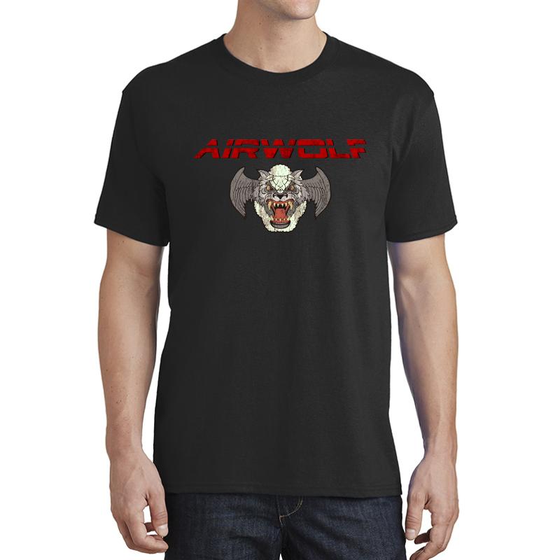 Airwolf Insignia Unisex T-Shirt Men Black