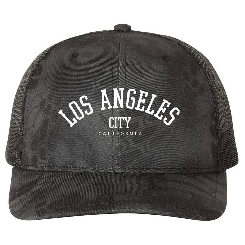 Los Angeles City, California s Retro State Emblem Youth Hooded Sweatshirts