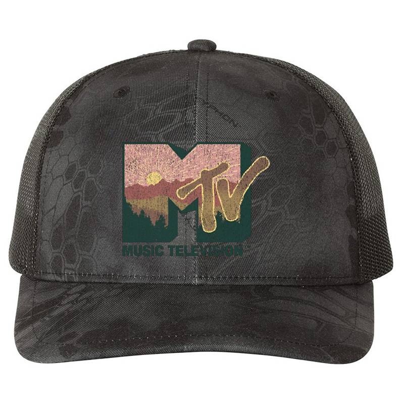 MTV Music Television Forest Sunrise Logo Unisex Polo Jersey Sport Shirts