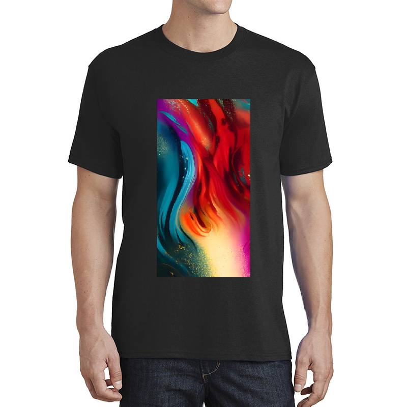 Fire-like abstract in vibrant colors Richardson Premium Trucker Snapback Caps