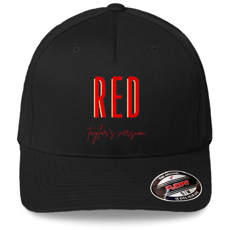 Red Premium Flat Bill Snapback Caps