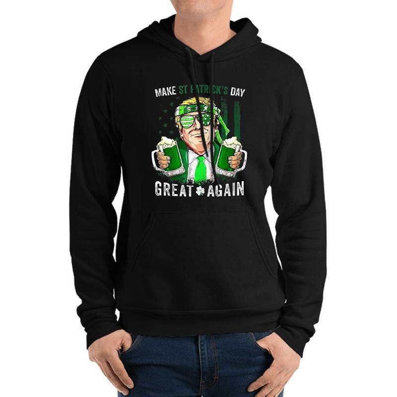 Make St Patricks Day Great Again Irish Leprechaun Trump Beer  Youth T-Shirts