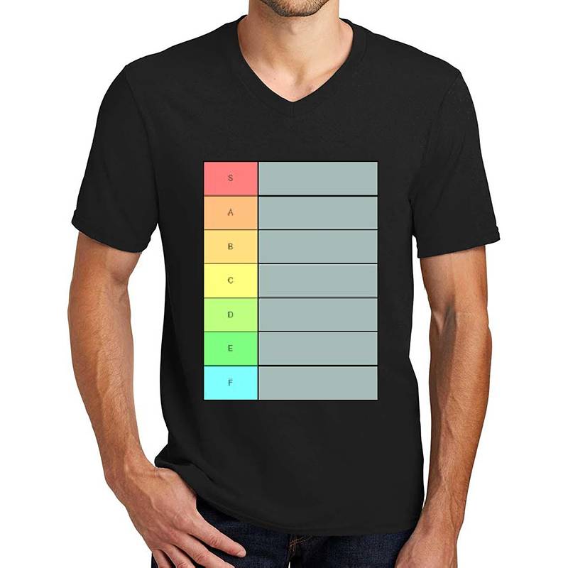 Tier List - Video Game Unisex T-shirts