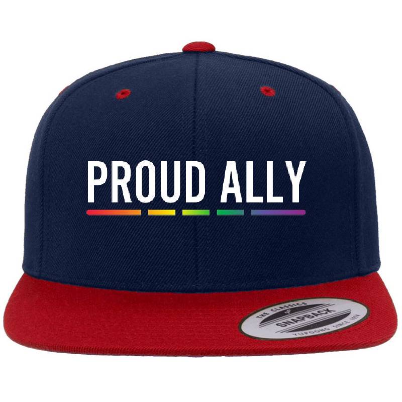 Proud Ally Pride LGBTQ, Pride Month, Minimal Rainbow  Youth Hooded Sweatshirts