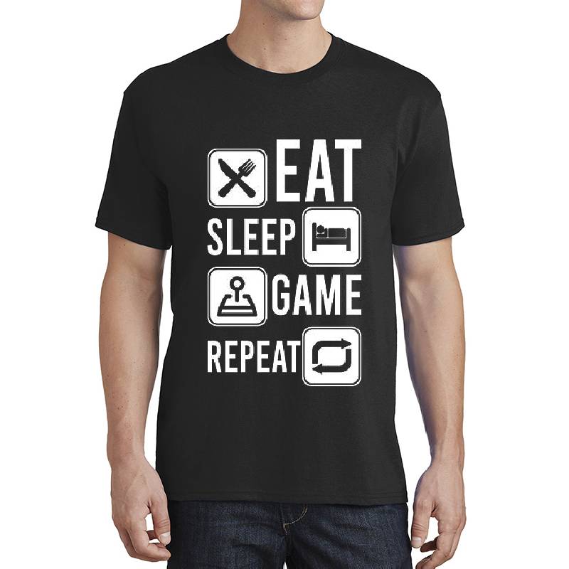 Eat sleep game repeat Richardson Premium Trucker Snapback Caps