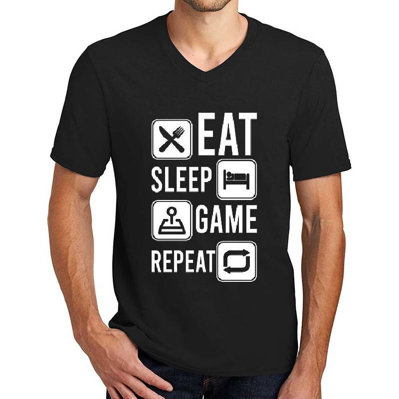 Eat sleep game repeat Richardson Premium Trucker Snapback Caps
