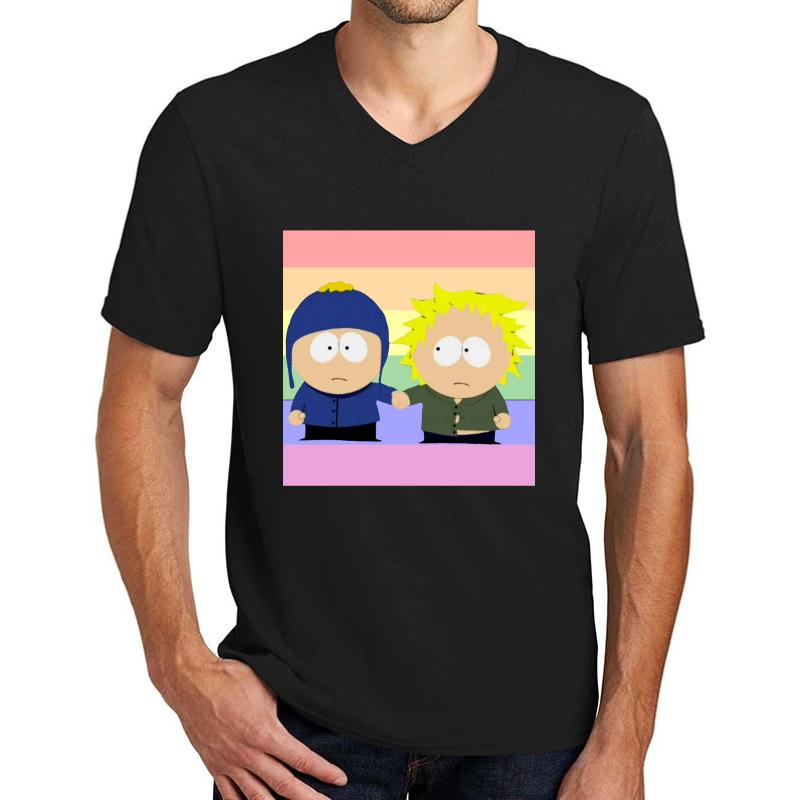 Tweek X Craig Unisex V-Neck T-Shirt Men Black