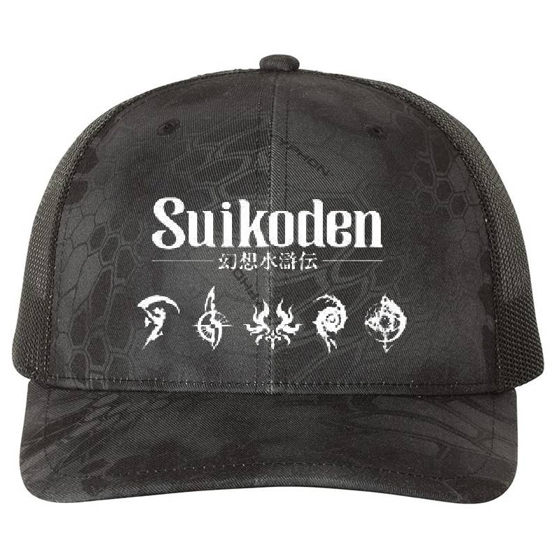 suikoden top series anime Flexfit Baseball Caps