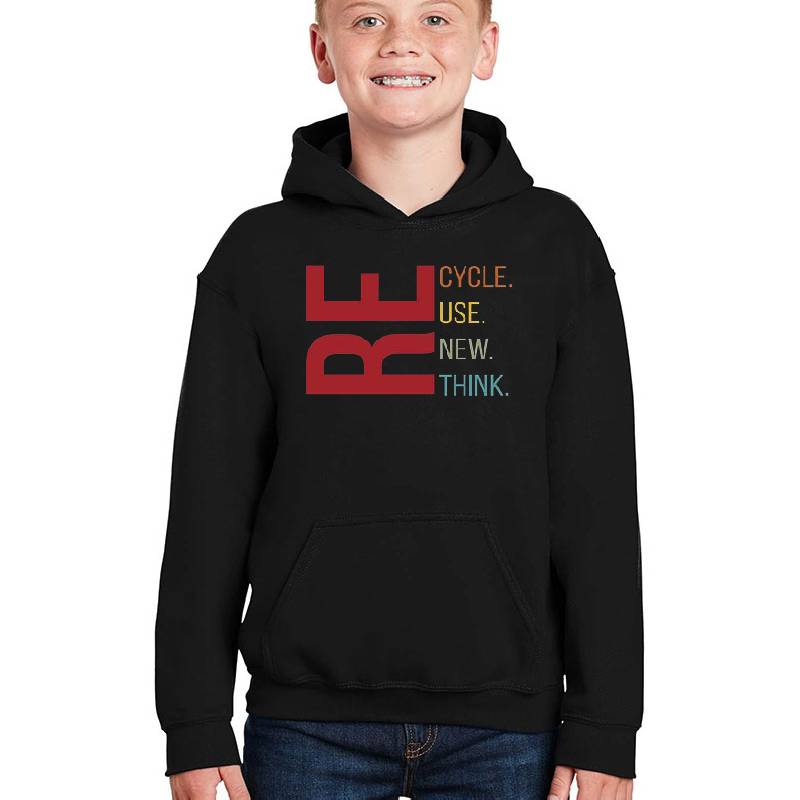 colorful recycle reuse renew rethink crisis environmental activism earth day 2023 walmart planet day Unisex T-shirts