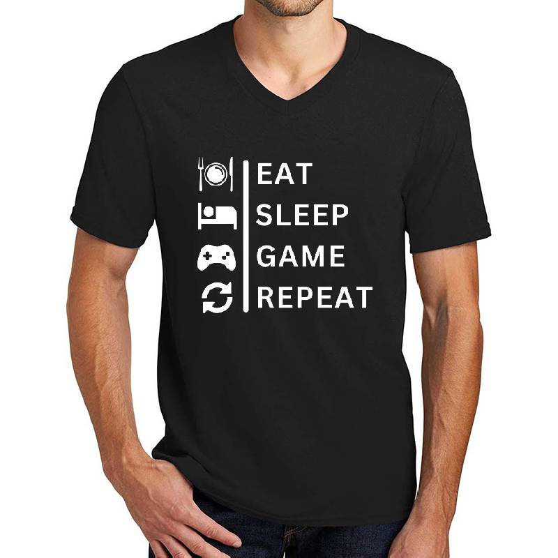 mens gamer heartbeat video games gaming boys t-shirt Youth T-Shirts
