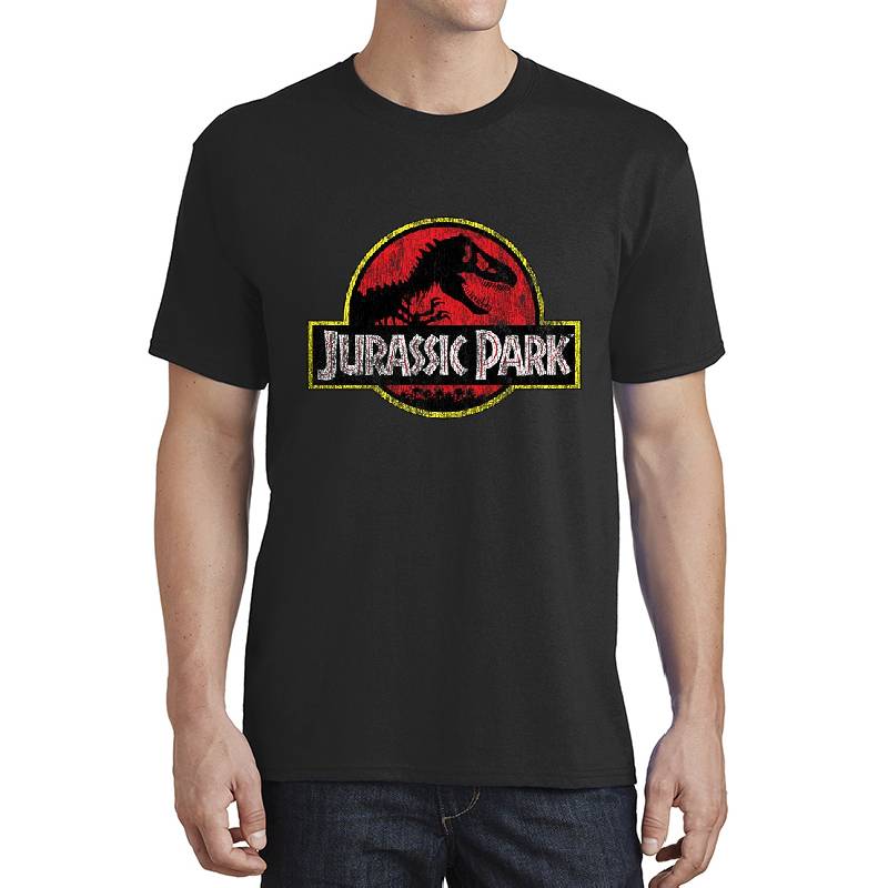Jurassic Park Vintage Tyrannosaurus Rex Distressed Logo Richardson Premium Trucker Snapback Caps