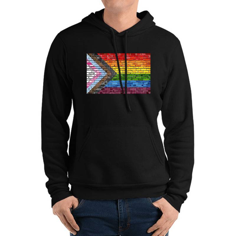 Pride Flag, Gay Pride Flag, Rainbow Flag, Wall Rainbow Flag, Grafitti Rainbow Flag Youth Hooded Sweatshirts