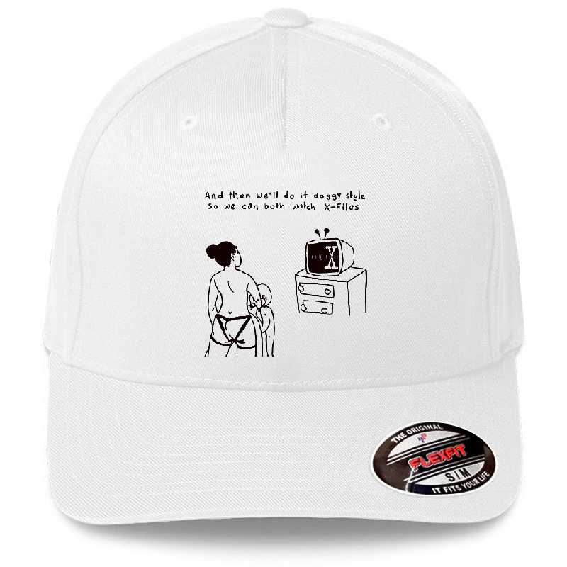 X Files Style designed and sold by moddisms. Premium Flat Bill Snapback Caps