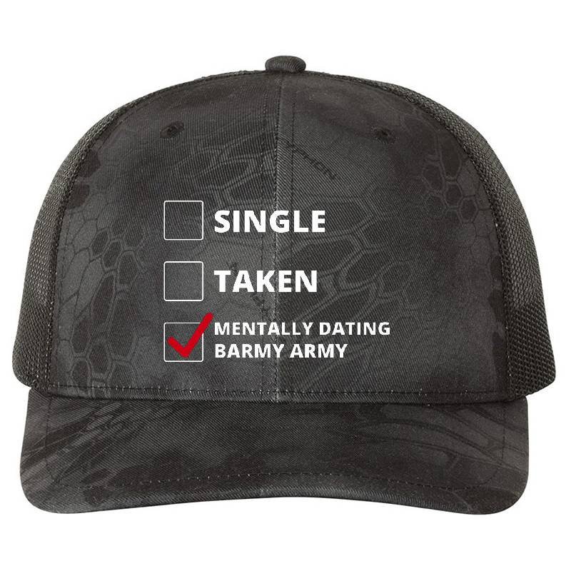 Mentally Dating Barmy Army Premium Flat Bill Snapback Caps