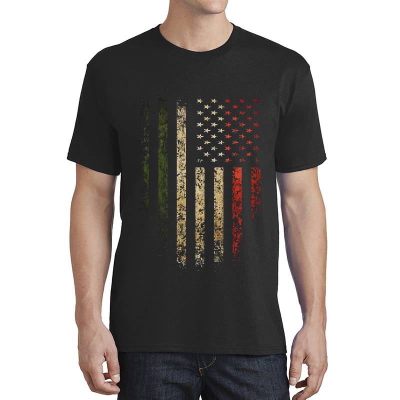 Italy USA Flag Grunge Youth Hooded Sweatshirts