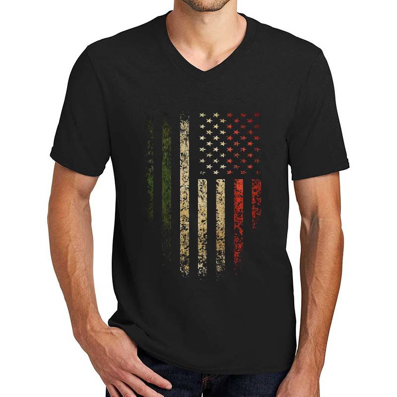Italy USA Flag Grunge Youth Hooded Sweatshirts