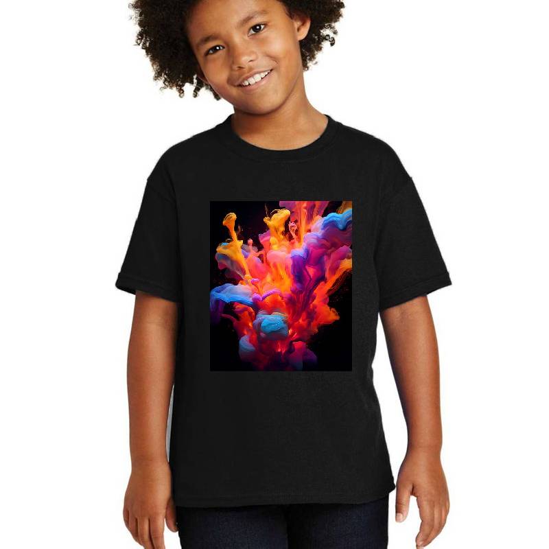 Cosmic Dreamscape Psychedelic Tapestry - Vibrant Boho Wall Art Unisex V-Neck T-Shirts