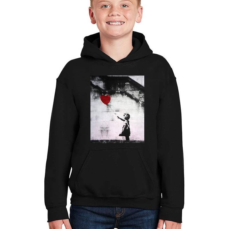 Banksy Girl with Balloon Premium Flat Bill Snapback Caps
