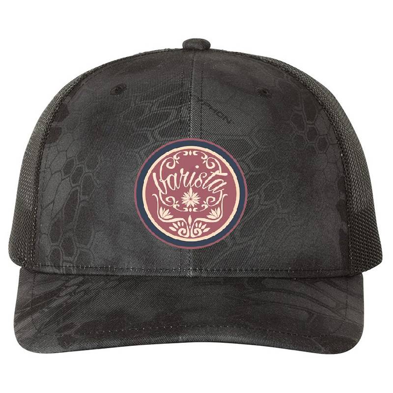 Barista Emblem Premium Flat Bill Snapback Caps