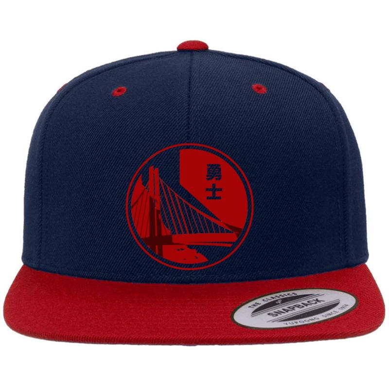 Warriors Chinese New Year Premium Flat Bill Snapback Cap  Navy