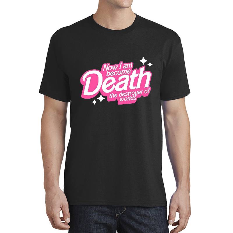 Now I am Become Death, In A Barbie World Premium Flat Bill Snapback Caps