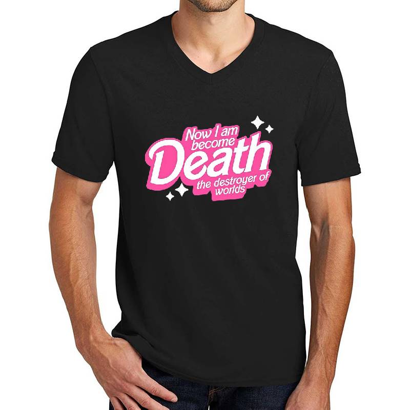 Now I am Become Death, In A Barbie World Premium Flat Bill Snapback Caps