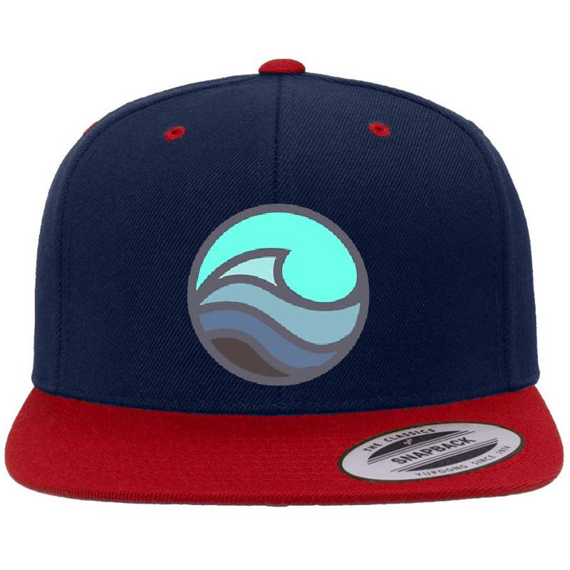 Ocean Wave Emblem Youth Hooded Sweatshirts