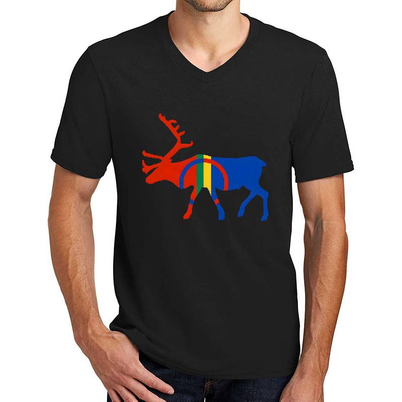 sami reindeer emblem. 	 		 Unisex T-shirts