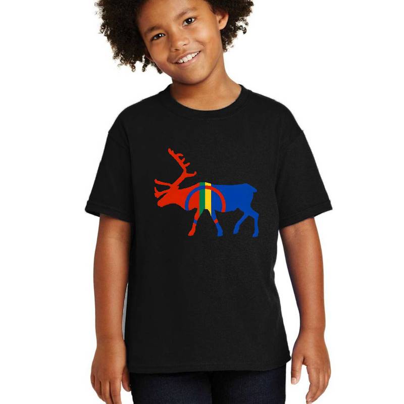 sami reindeer emblem. 	 		 Unisex T-shirts