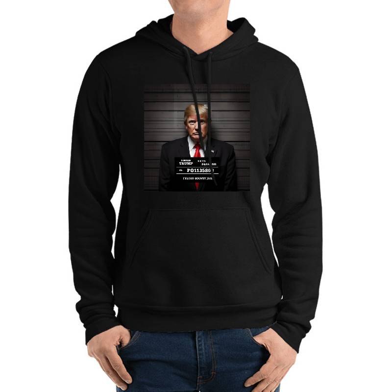 Donald Trump Mugshot PO1135809 Premium Flat Bill Snapback Caps
