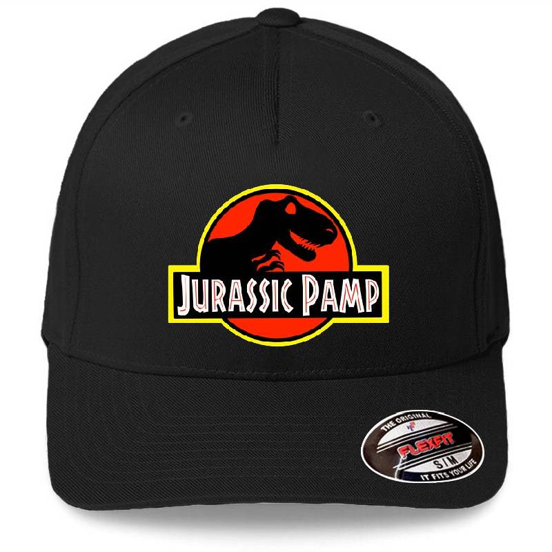 Jurassic Pamp Premium Flat Bill Snapback Caps