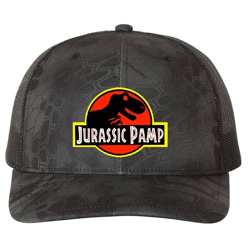 Jurassic Pamp Premium Flat Bill Snapback Caps